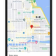 A screenshot of the feature on Google Maps